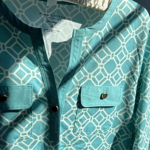 Charter Club ..Never use size M, color Aqua